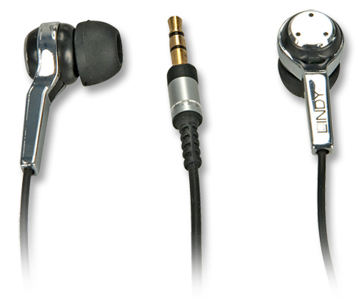 Lindy 3.5mm Earphone Ausinės Vielinis Juoda