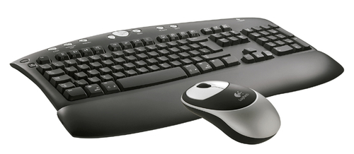 Logitech Cordless Desktop Deluxe Optical klaviatuur Raadioside