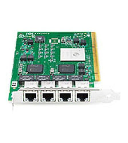 HPE NC340T - Adaptador de red - PCI-X - Gigabit Ethernet x 4 - para ProLiant DL380 G5 StorageWorks All-in-One Storage System 600 18TB 600 30TB 600 876 - 391661-B21