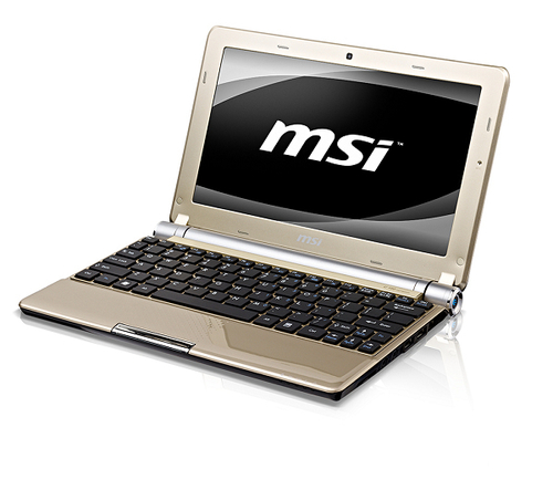 MSI Wind U160-005FR Intel Atom N450 Märkmikarvuti, 10", 1 GB RAM, 250 GB