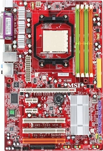 MSI K9N Neo-F - Placa base - ATX - Socket AM2 - nForce 550 Chipset - Gigabit LAN - audio de 8 canales - K9N NEO-F