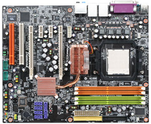 K9N DIAMOND MSI K9N Diamond - Placa base - ATX - Socket AM2 - nForce 590 SLI Chipset - FireWire - 2 x Gigabit LAN - audio de 8 canales