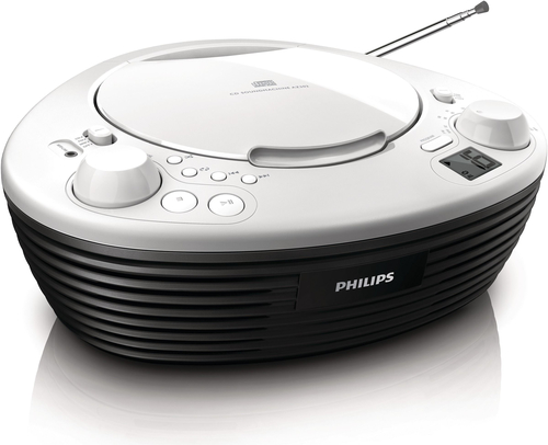 Philips AZ202/73 garso kolonėlių komplektas namams 2 W Juoda, Balta