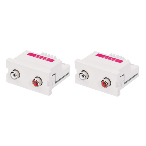 Lindy 60534 kaabli soomuutja 4-pin IDC 2x RCA Valge