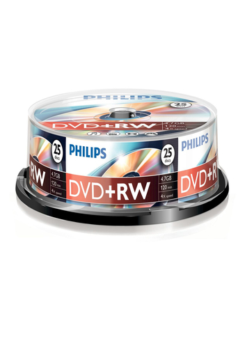 1x25  DVD RW 4,7 GB 4x SP