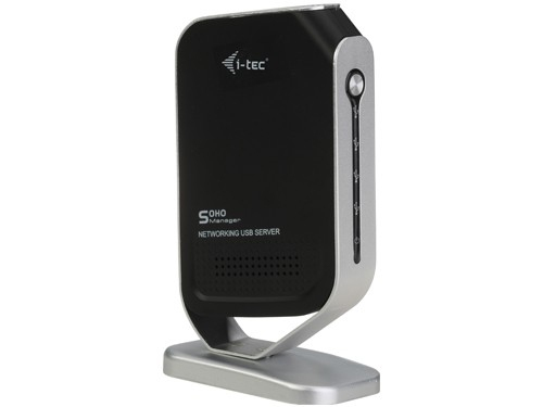i-tec LAN2USB4 interfeisa centrmezgls Melns, Sudrabs