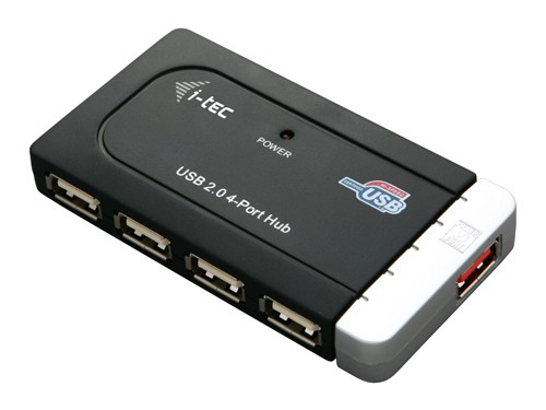 i-tec USBHUB2 jaotur 480 Mbit/s Must, Roostevaba teras
