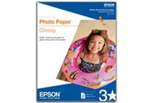 Epson Papel Glossy Calidad Fotográfica 20 Hojas de Tamaño Carta S041141 - S041141