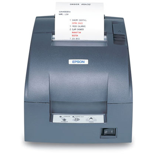 C31C516153 Epson TM U220PA - Impresora de recibos - bicolor monocromático - matriz de puntos - Rollo 76 cm - 178 cpp - 9 espiga - capacidad 1 rollo - paralelo - gris oscuro