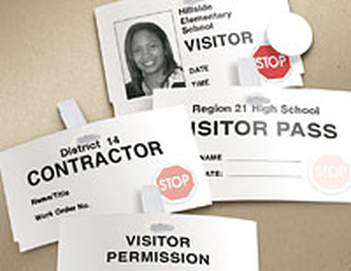 DYMO NAME BADGE WITH CLIP HOLE - NAME BADGE LABELS - 1 PCS