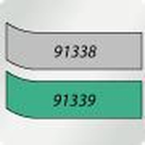 1/2INCH (12 MM) METALLIC LETRATAG TAPE, TEAR-RESISTANT, WIPEABLE PLASTIC LABELS