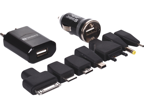 Sandberg Charge Kit AC+Car 1A