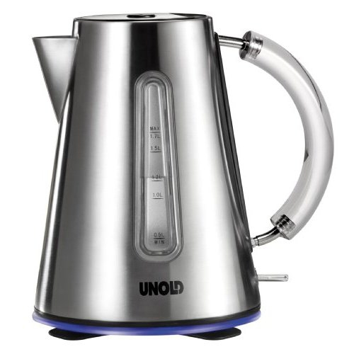 Unold Blitzkocher Design elektriskās tējkanna 1,7 L 2200 W Melns, Nerūsējošs tērauds