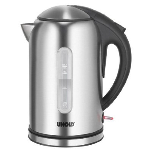 Unold Blitzkocher Noble Line elektriskās tējkanna 1,7 L 2200 W Melns, Nerūsējošs tērauds