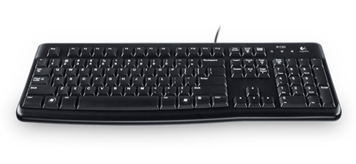 Logitech K120 klaviatuur USB QWERTY Must