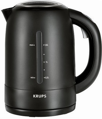 Krups FLF2 elektriskās tējkanna 1,6 L Melns