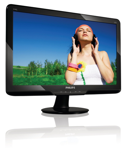 Philips 234EL2SB/27 LED display 58,4 cm (23) 1920 x 1080 pikslit Full HD LCD Must
