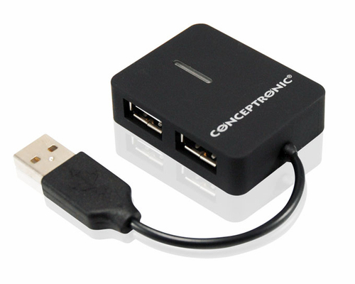 Conceptronic C4PUSB2_V3 jaotur 480 Mbit/s Must