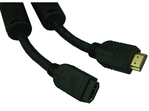Sandberg Extension HDMI 19M-19F, 5m HDMI-kaabel Must