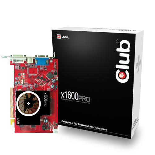 CLUB3D Radeon X1600PRO 512MB DDR2 GDDR2