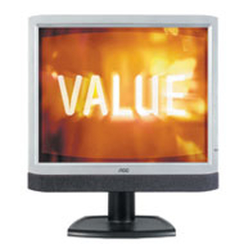 LM929 AOC LM929 - Monitor LCD - 19 - 1280 x 1024 75 Hz - 250 cd/m² - 6001 - 25 ms - DVI-D VGA - altavoces - negro plata