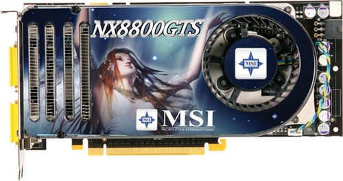 NX8800GTS-T2D640E MSI NX8800GTS-T2D640E - Tarjeta gráfica - GF 8800 GTS - 640 MB GDDR3 - PCIe x16