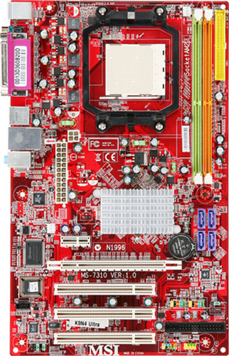 K9N4 ULTRA-F MSI K9N4 Ultra-F - Placa base - ATX - Socket AM2 - nForce 500 Ultra Chipset - Gigabit LAN - audio de 6 canales