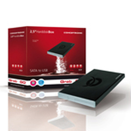 Conceptronic Grab'n'Go 2.5 Hard Disk Box USB 2.0 Melns