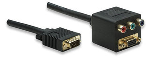 Manhattan 307994 VGA-Kabel 0,3 m VGA (D-Sub) Schwarz