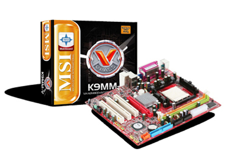 K9MM-V MSI K9MM-V - Placa base - micro ATX - Socket AM2 - K8M800 Chipset - LAN - gráficos en la placa - audio de 6 canales