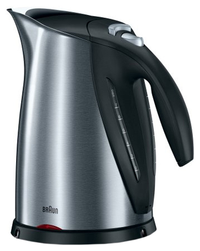 Braun WK 600 electric kettle 1.7 L 2200 W Stainless steel