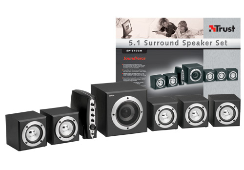 Trust 5.1 Surround Speaker Set SP-6400M UK garso kolonėlių