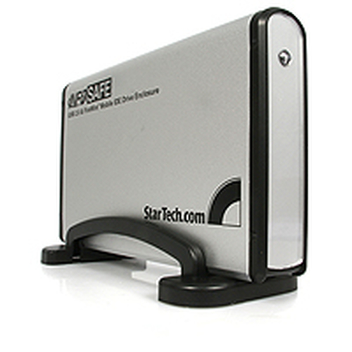 StarTech.com Portable 3.5 IEEE-1394a FireWire 400 & USB 2.0 Combo IDE Drive Case Hõbe