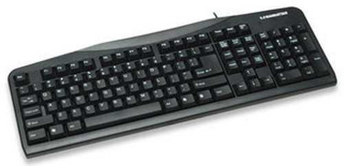MANHATTAN ENHANCED USB KEYBOARD - 155113 - BLACK - STREAMLINED, DURABLE DESIGN I