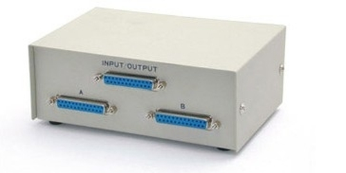StarTech.com Manual 2-1Switchbox 2 x DB25 Female DB25 Female Pelēks