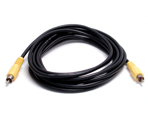 StarTech.com 12 ft. HQ Coaxial Composite RCA Video Cable koaksiaalkaabel 3,66 m Must