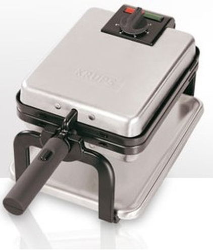 Krups F DD9 vaflinė 1400 W Juoda, Chromas