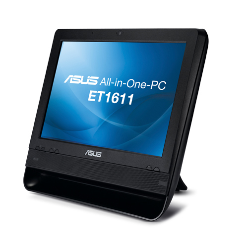 ASUS ET ET1611PUT-B0067 kõik-ühes PC/tööjaam Intel Atom D425, 15.6", 1 GB RAM, 250 GB