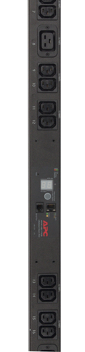 APC Metered Rack PDU Zero U - Unidad de distribución de alimentación montaje en bastidor - CA 230 V - Ethernet 10/100 - input IEC 60320 C20 - conectores de salida 24 power IEC 60320 C13 IEC 60320 C19 - negro - para P/N SCL400RMJ1U SCL500RMI1UC SCL500RMI1UNC SMTL1000RMI2UC SMTL750RMI2UC - AP7852