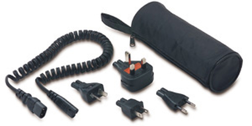 INPA2 APC International Notebook Plug Adapter Kit C8 2-Prong - Kit de cable de alimentación - BS 1363 CEE 7/7 NEMA 5-15 potencia australiana de 2 espigas M a BS 1363 CEE 7/7 NEMA 5-15 potencia australiana de 2 espigas H - 18 m