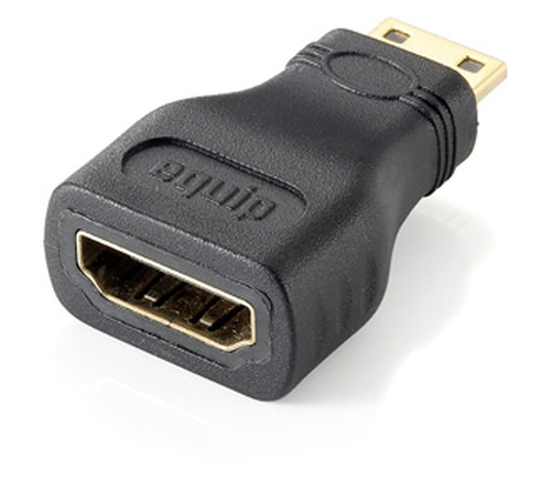 Equip 118904 kabeļu spraudņu pāreja HDMI A HDMI C Melns
