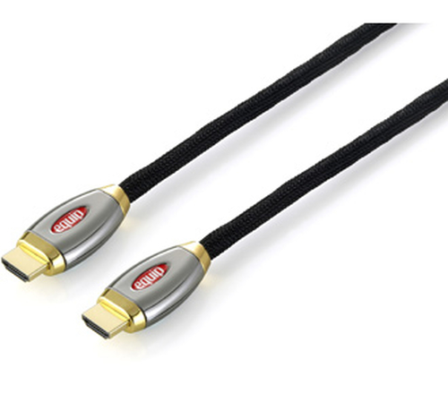 Equip 2m HDMI M/M HDMI kabelis HDMI A tipo (standartinis) Juoda, Pilka