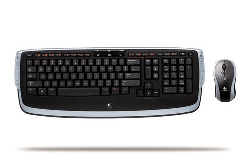 967670-0403 Logitech Cordless Desktop LX 710 Laser - Juego de teclado y ratón - inalámbrico - RF