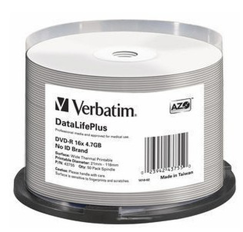 Verbatim DataLifePlus 4,7 GB DVD-R 50 tk