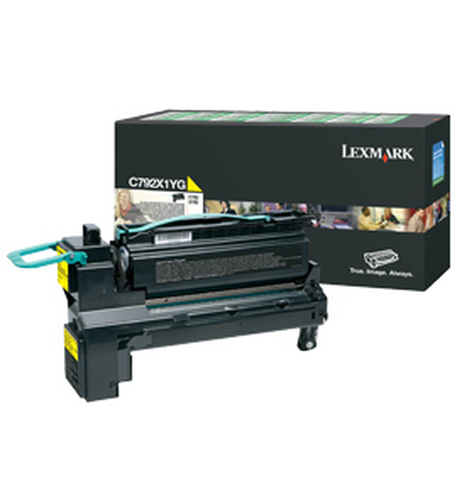 TONER LEXMARK AMARILLO EXTRA HIGH YIELD RETURN PR - C792X1YG