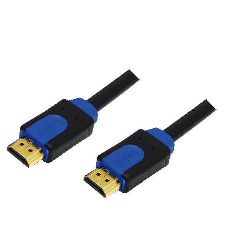 LogiLink CHB1105 HDMI kabel 5m zwart/blauw