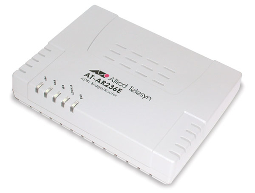 Allied Telesis AT-AR236E ADSL bridge/router juhtmega ruuter Valge