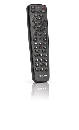 Philips Perfect replacement SRP1103/27 remote control IR Wireless DTV, DVD/Blu-ray, DVDR-HDD, DVR, SAT, TV Press buttons 0