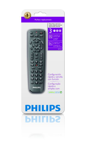 Philips Perfect replacement SRP1103/27 remote control IR Wireless DTV, DVD/Blu-ray, DVDR-HDD, DVR, SAT, TV Press buttons 2