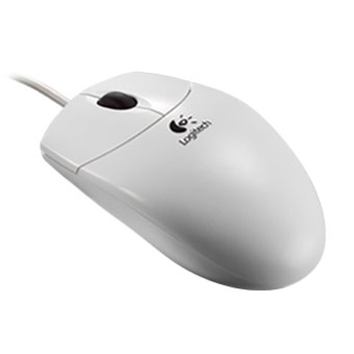Logitech OEM MOUSE WHEEL CLASSIC pele PS/2 Opto-mehānisks